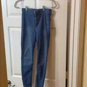 TopShop Blue Joni Jeans